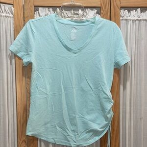 Pro Player Aqua V-Neck Short Sleeve Top